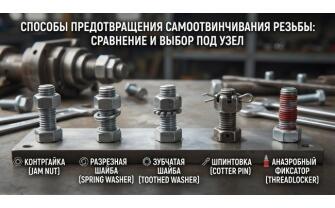 Способы предотвращения самоотвинчивания резьбовых соединений